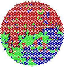 Schramm-Loewner Evolution for the Potts model